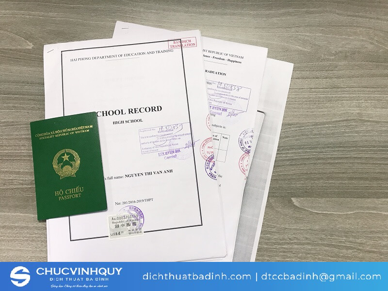 Giấy tờ cần thiết dùng để chứng minh tài chính