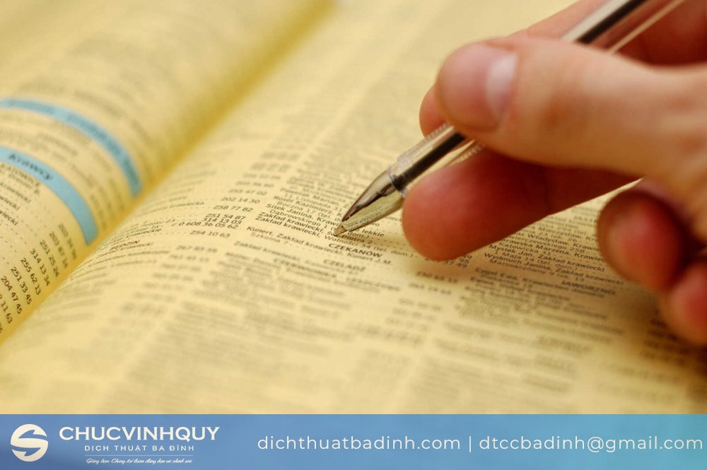 dịch thuật công chứng