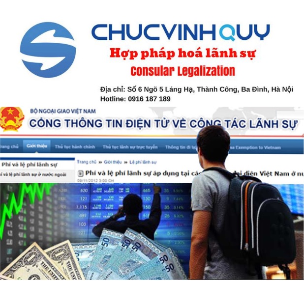 Cách thức chứng nhận lãnh sự ở các ĐSQ tại Việt Nam