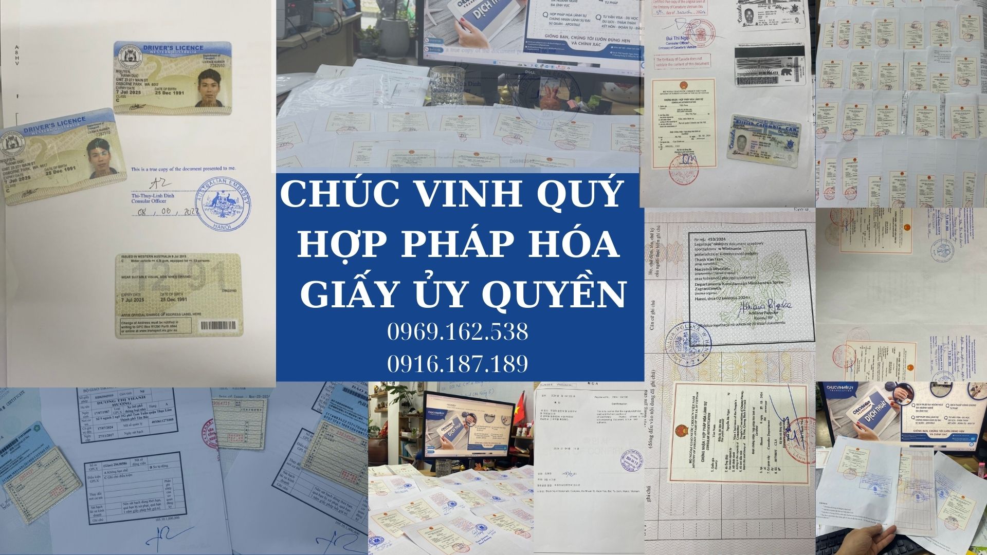 HƯỚNG DẪN THỦ TỤC HỢP PHÁP HÓA GIẤY ỦY QUYỀN DO VPCC HOẶC UBND LẬP