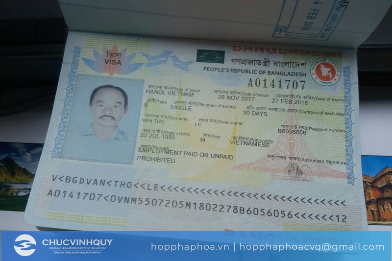 Cẩm nang làm thủ tục hồ sơ xin visa du lịch, công tác tại Bangladesh (Năm 2021)