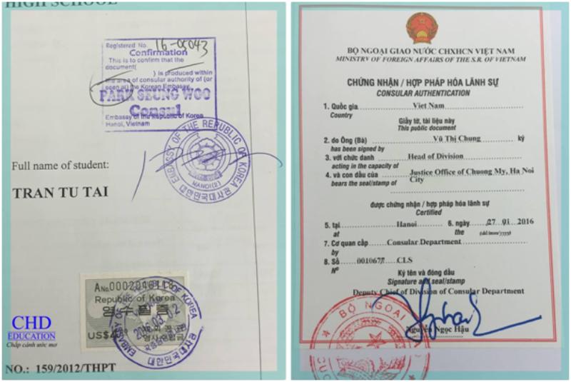 Hợp pháp hóa lãnh sự chứng từ bảo hiểm chuyên nghiệp tại Chúc Vinh Quý