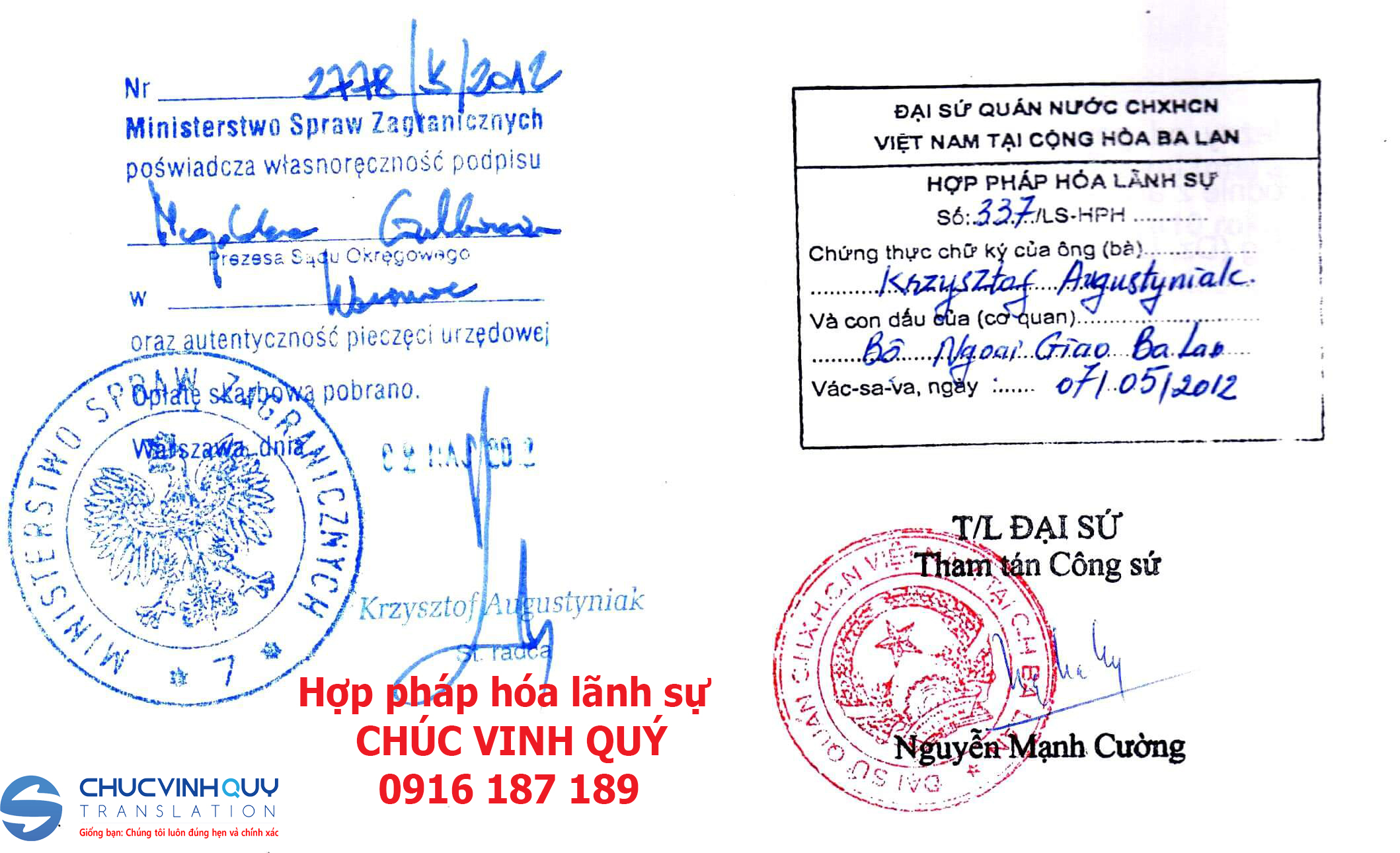 Hợp pháp hóa lãnh sự hướng dẫn quy trình dễ hiểu