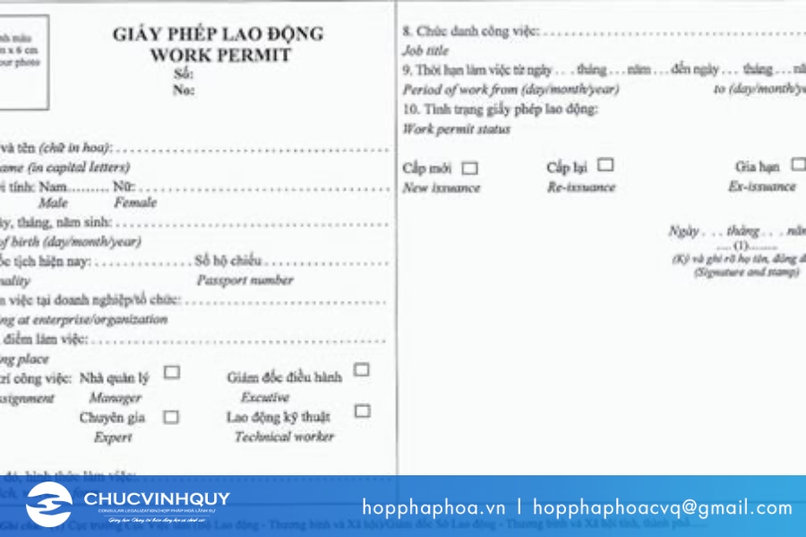 Những điều cần phải biết về hồ sơ cấp mới, cấp lại, miễn giấy phép lao động