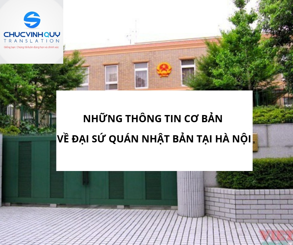 Những thông tin cơ bản về Đại sứ quán Nhật Bản tại Hà Nội