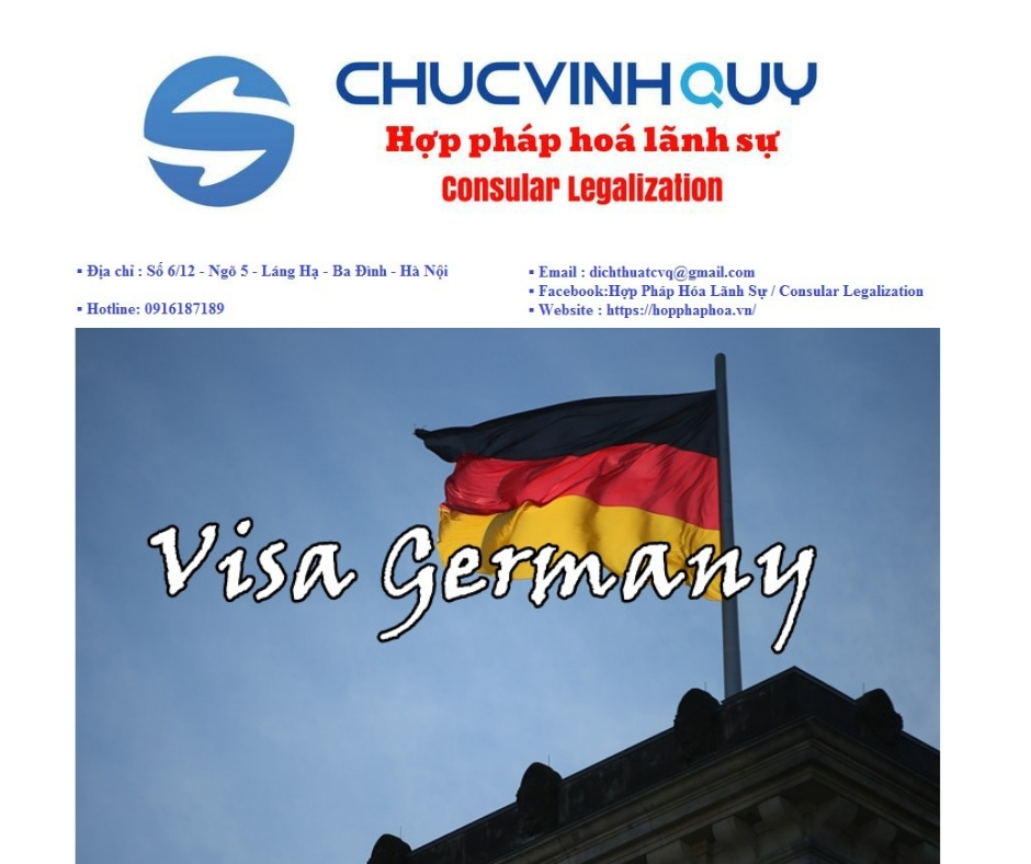 Dịch vụ xin visa đi cộng hoà liên bang Đức