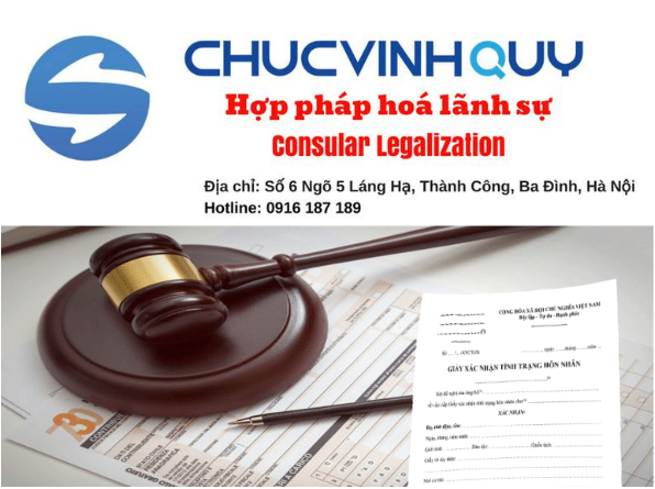 Hợp Pháp Hoá Giấy Xác Nhận Tình Trạng Hôn Nhân