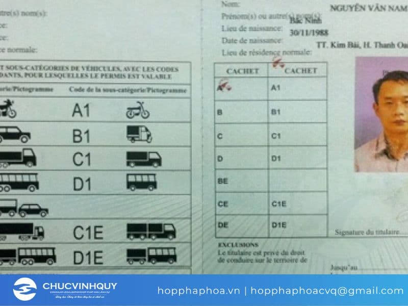 Thời hạn chuyển bằng lái xe quốc tế thông thường là 5 ngày 