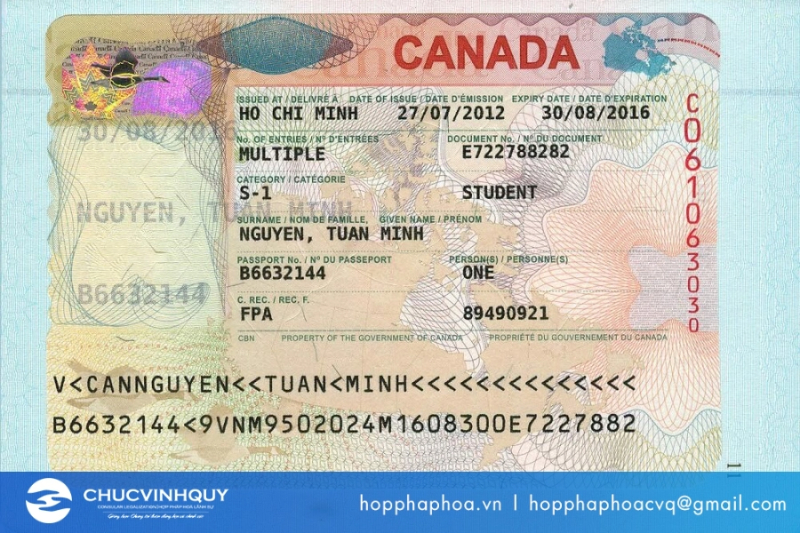 Visa xin đi du lịch Canada