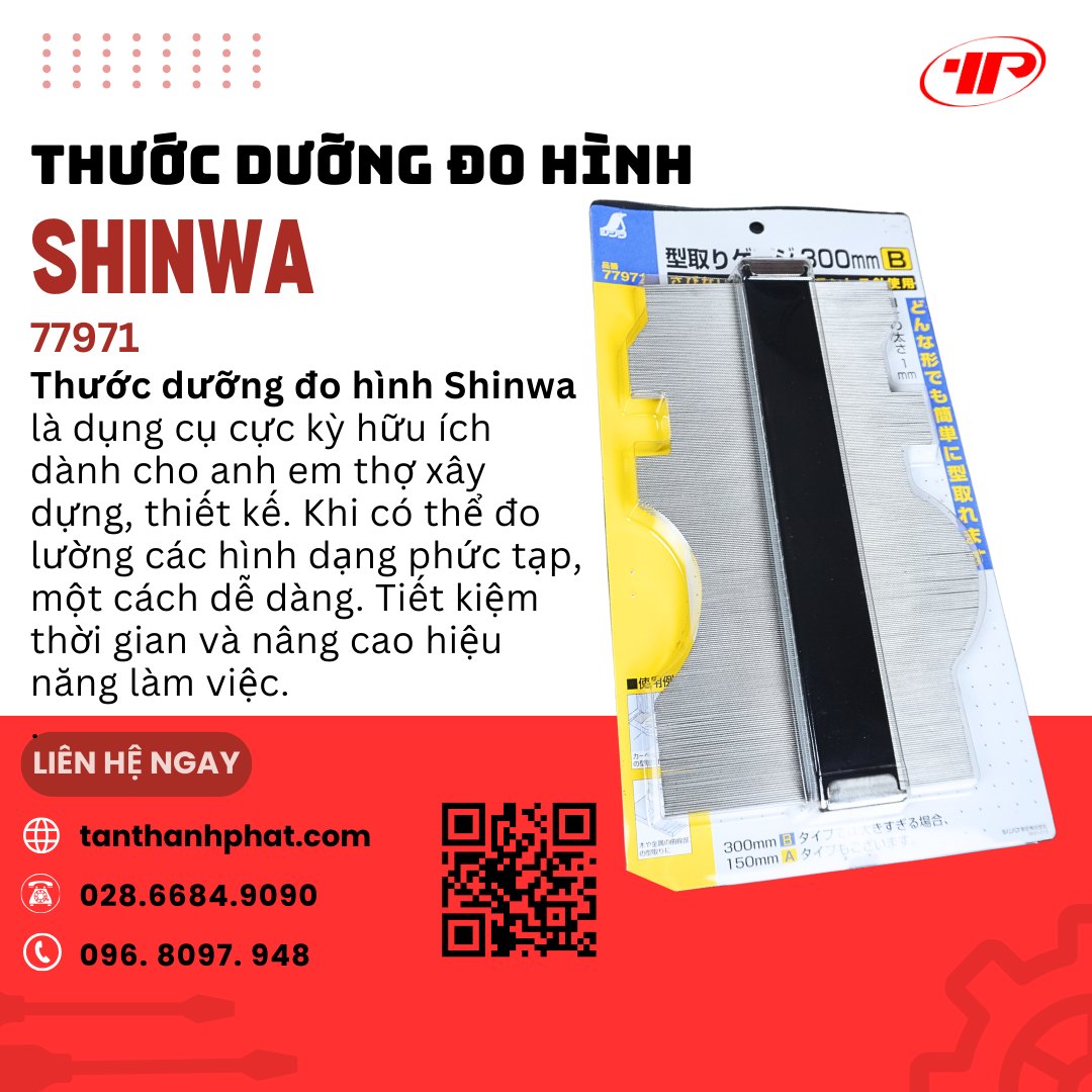 Ưu điểm của thước sao chép hình dạng Shinwa