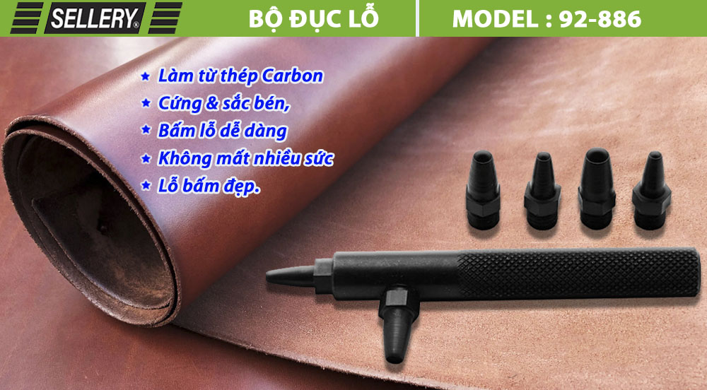 BỘ ĐỤC LỖ SELLERY 92-886