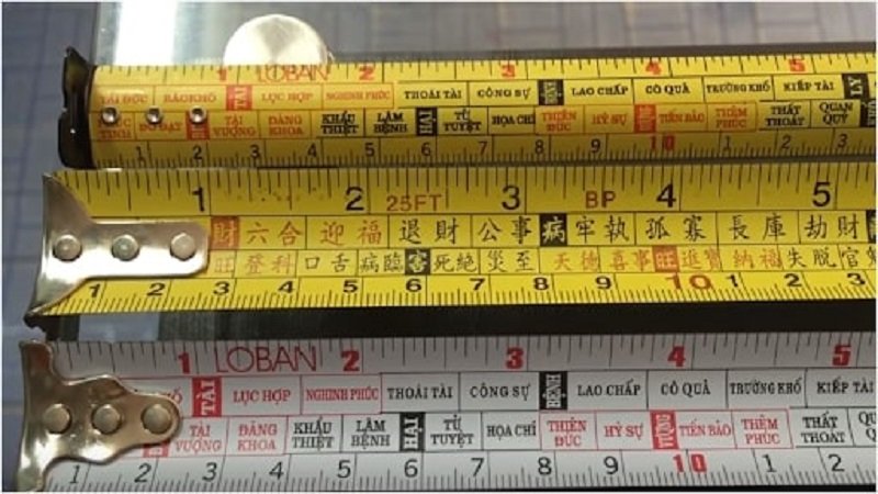 Thước Lỗ Ban 52,2cm dùng để đo gì?
