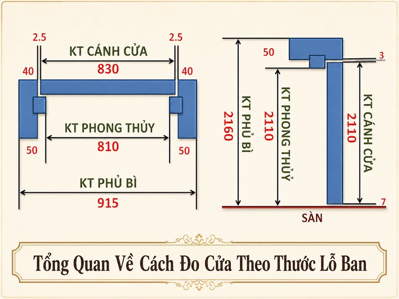 Tổng Quan Về Cách Đo Cửa Theo Thước Lỗ Ban
