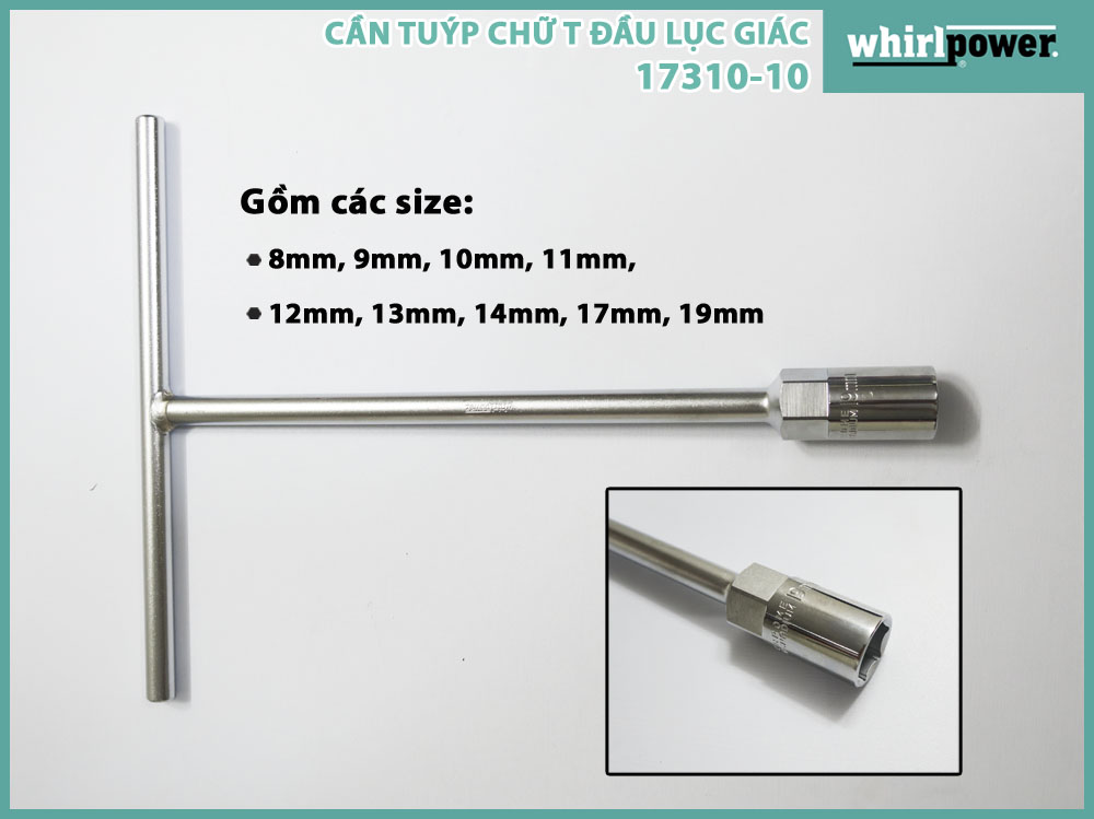 Cần Tuýp chữ T Whirlpower 17310-10 