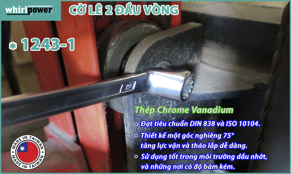 CỜ LÊ 2 ĐẦU VÒNG WHIRLPOWER 1243-1-