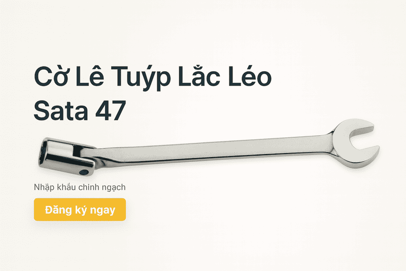Cờ Lê Tuýp Lắc Léo Sata 47