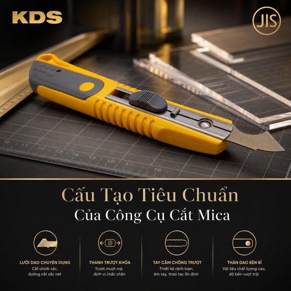 Cấu Tạo Tiêu Chuẩn Của Công Cụ Cắt Mica
