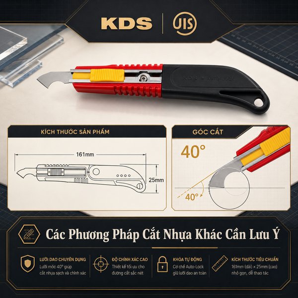 Các Phương Pháp Cắt Nhựa Khác Cần Lưu Ý