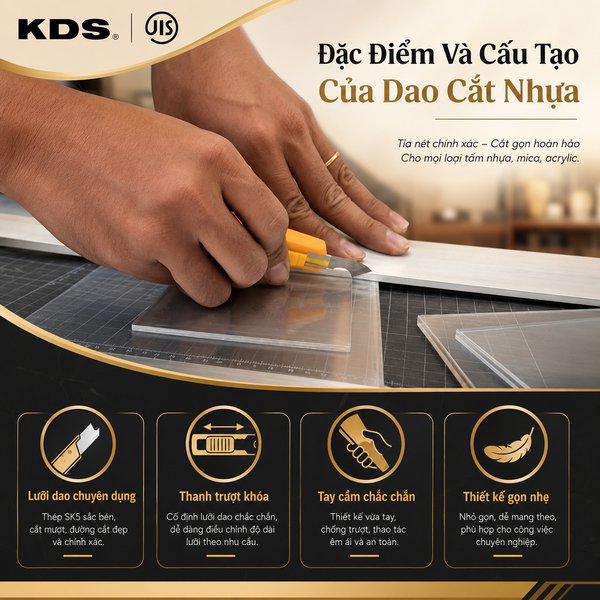 Đặc Điểm Và Cấu Tạo Của Dao Cắt Nhựa