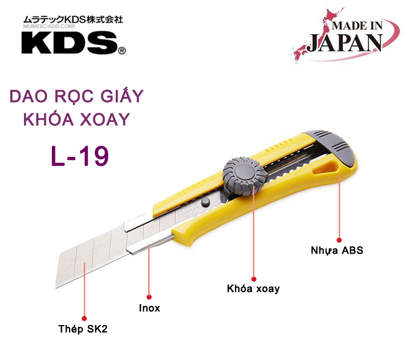 dao rọc giấy KDS L-19