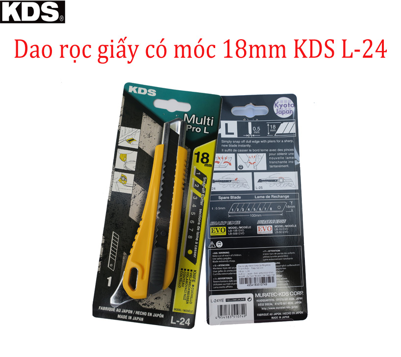 dao rọc giấy KDS L-24