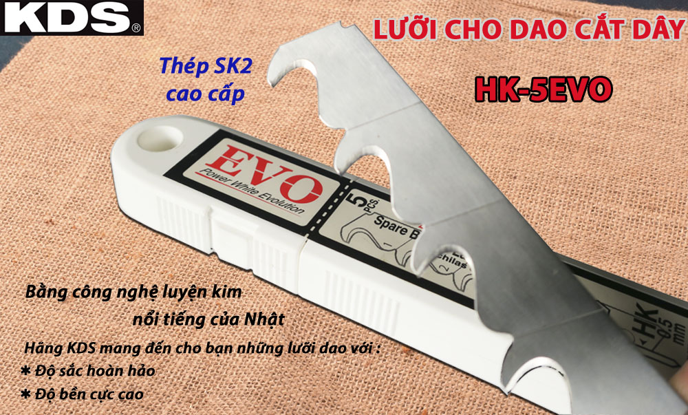  LƯỠI DAO CẮT DÂY KDS HK-5EVO