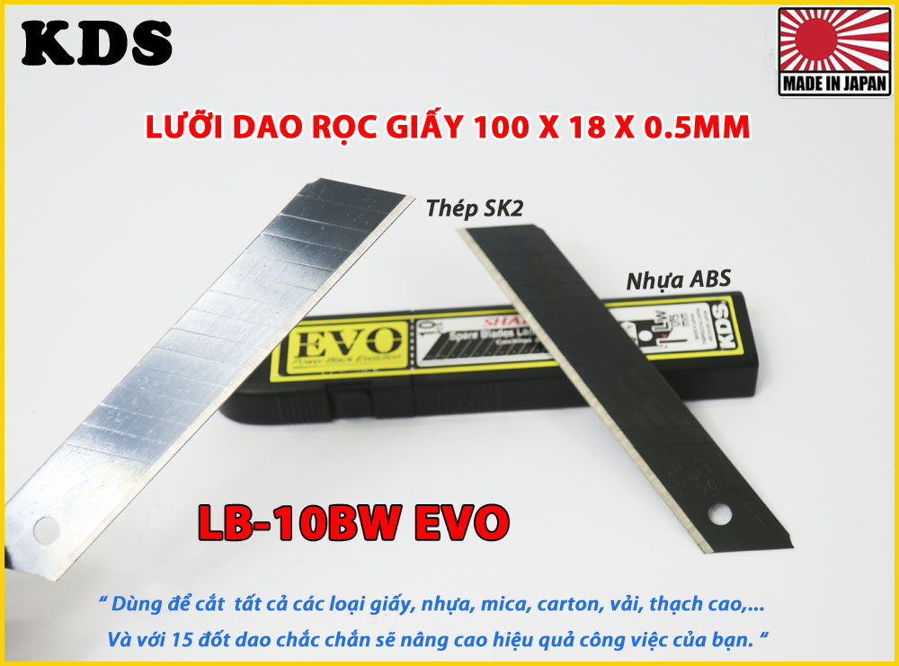 LƯỠI DAO NHIỀU ĐỐT KDS LB-10BWEVO