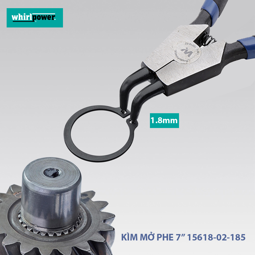 kiềm mở phanh ngoài mũi cong 7" Whirlpower 15618-02-185