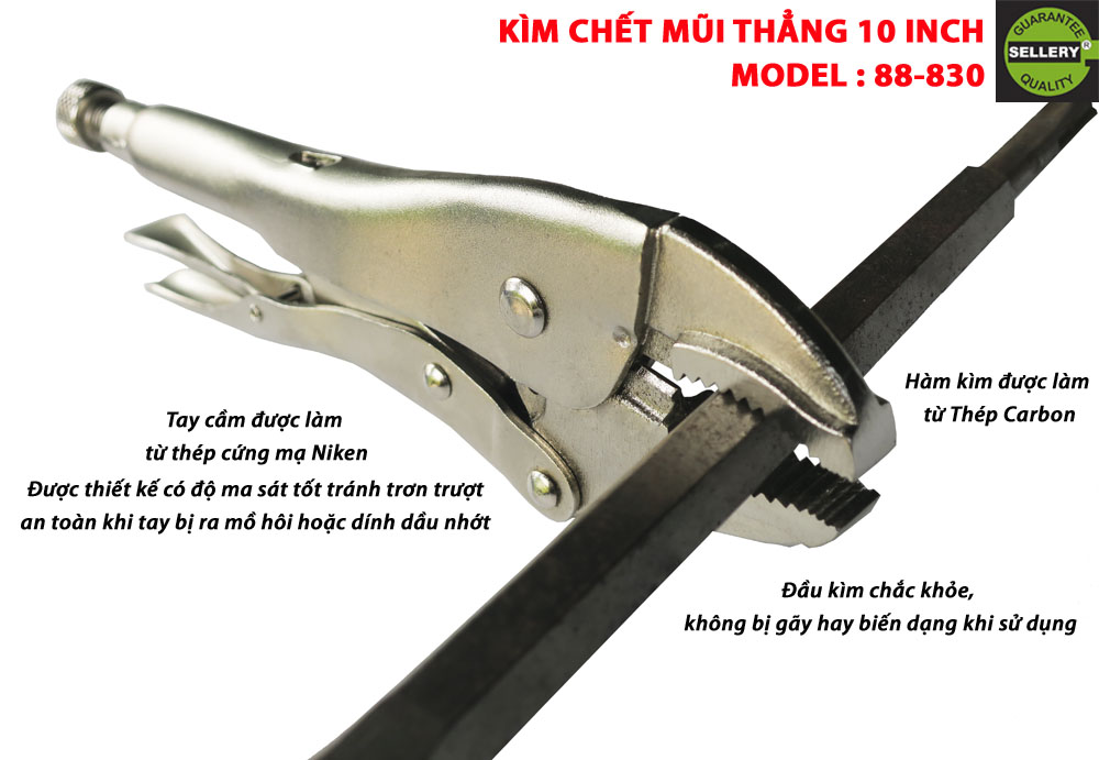 KÌM CHẾT MŨI THẲNG 10" SELLERY 88-830