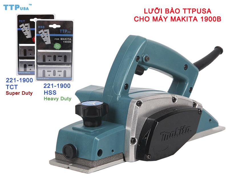GIỚI THIỆU LƯỠI BÀO MAKITA 1900B TTPUSA