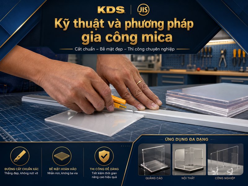 Kỹ thuật và phương pháp gia công mica
