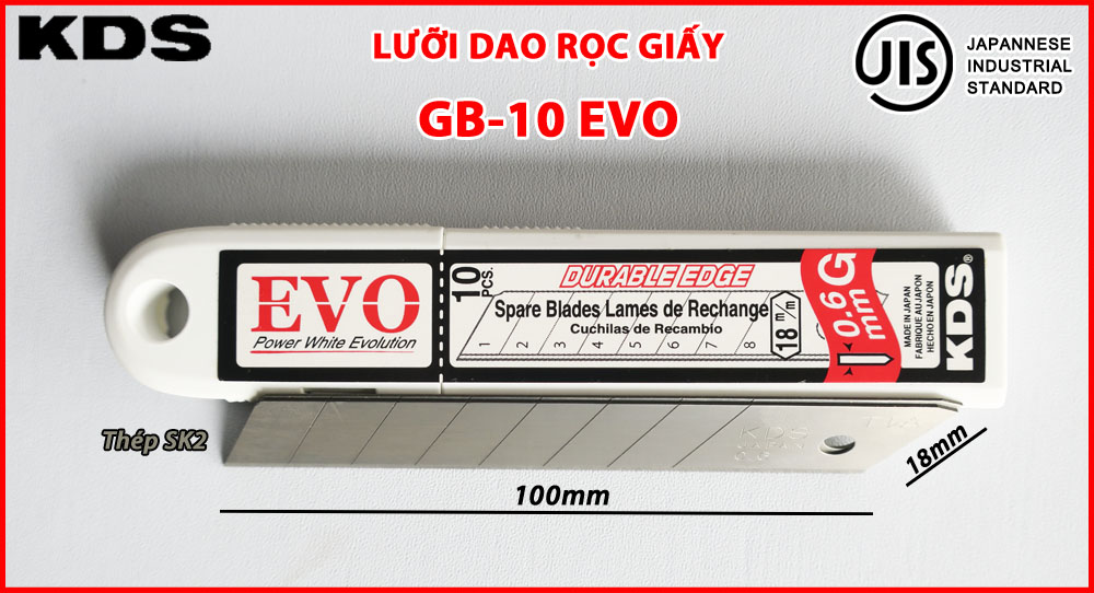 LƯỠI DAO ĐA NĂNG KDS GB-10EVO