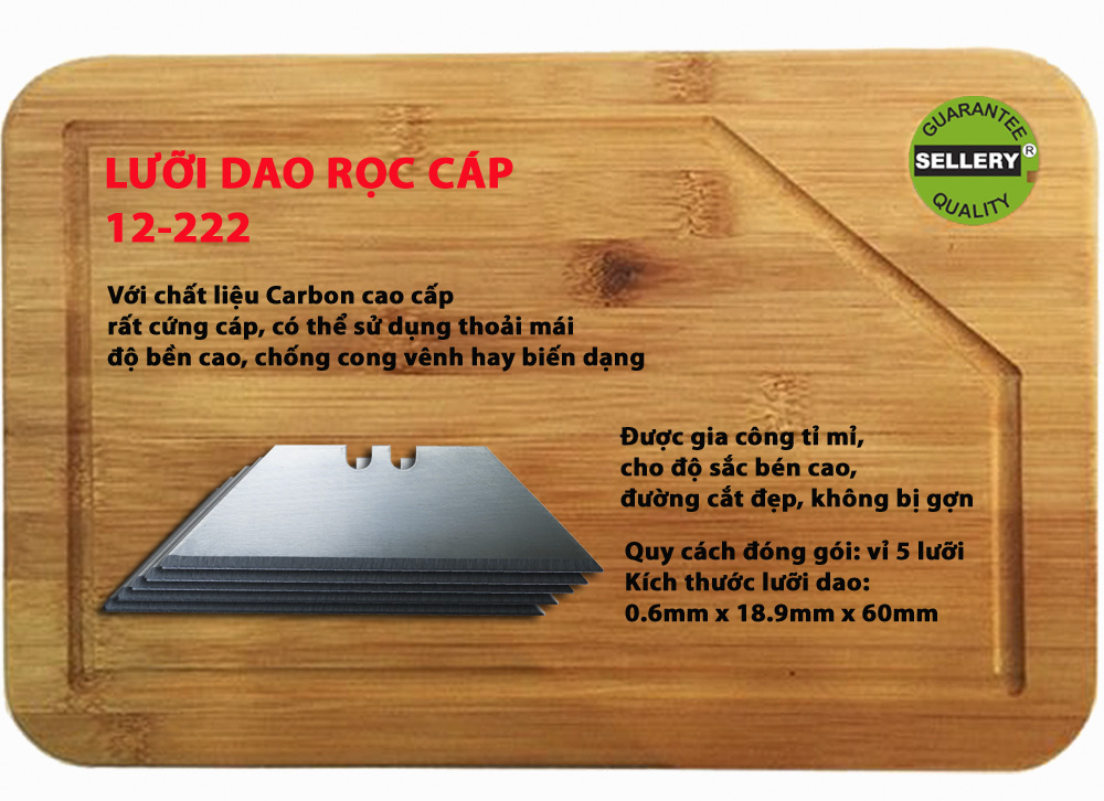 LƯỠI DAO RỌC CÁP SELLERY 12-222