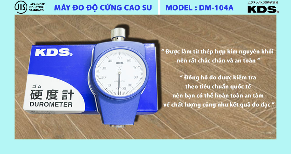 MÁY ĐO ĐỘ CỨNG CAO SU KDS DM-104A