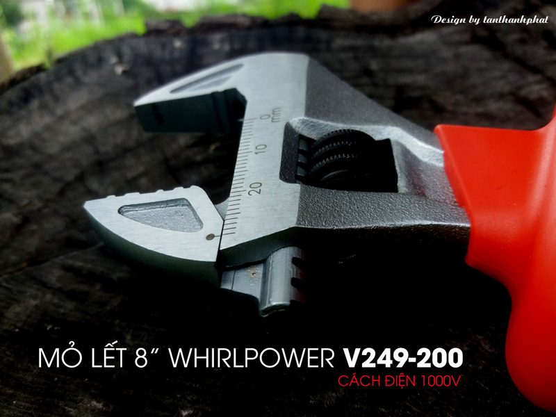 mỏ lết 200mm whirlpower v249-200