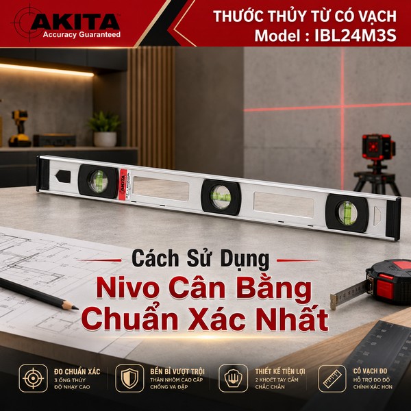 Cách Sử Dụng Nivo Cân Bằng Chuẩn Xác Nhất