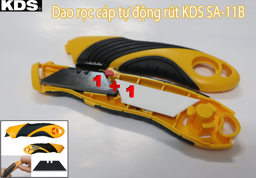 dao rọc thùng trượt rút KDS SA-11