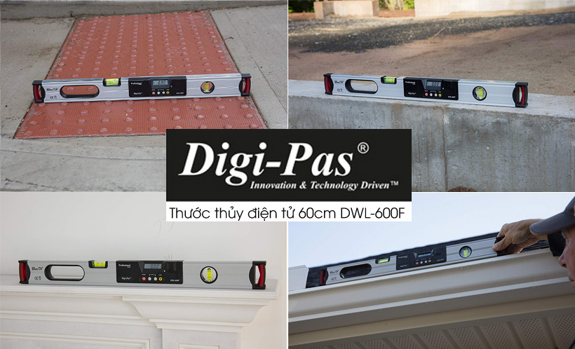 thước thủy điện tử 60cm Digiapas DWL-600F