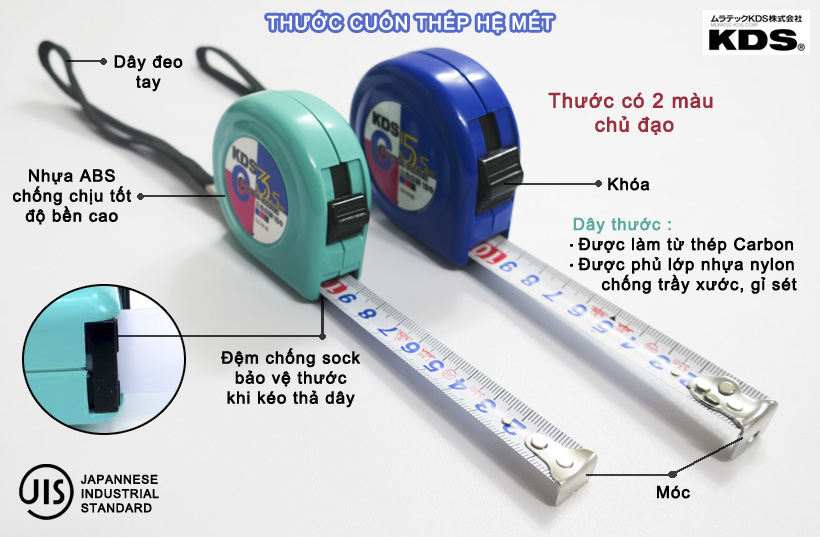 THƯỚC KÉO KDS hệ mét