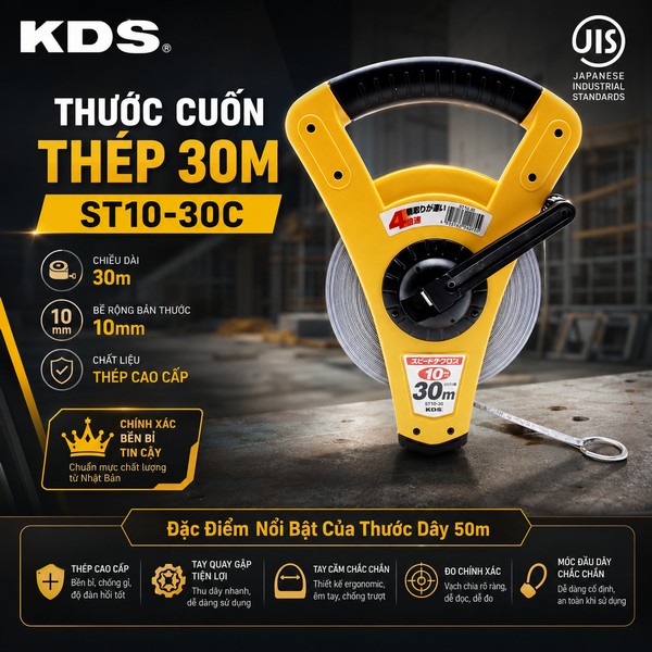Đặc Điểm Nổi Bật Của Thước Dây 50m