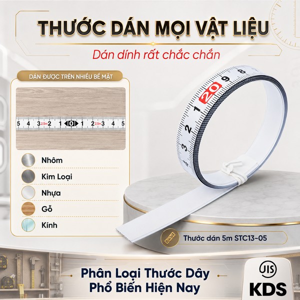 Phân Loại Thước Dây Phổ Biến Hiện Nay