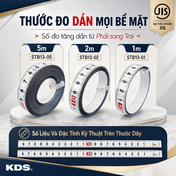 Số Liệu Và Đặc Tính Kỹ Thuật Trên Thước Dây