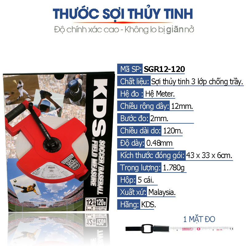 Cận cảnh thước cuộn sợi thủy tinh độ chính xác cao
