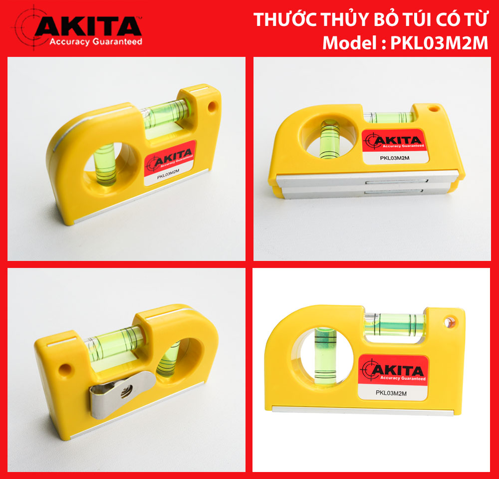 THƯỚC THỦY BỎ TÚI CÓ TỪ AKITA PKL03M2M