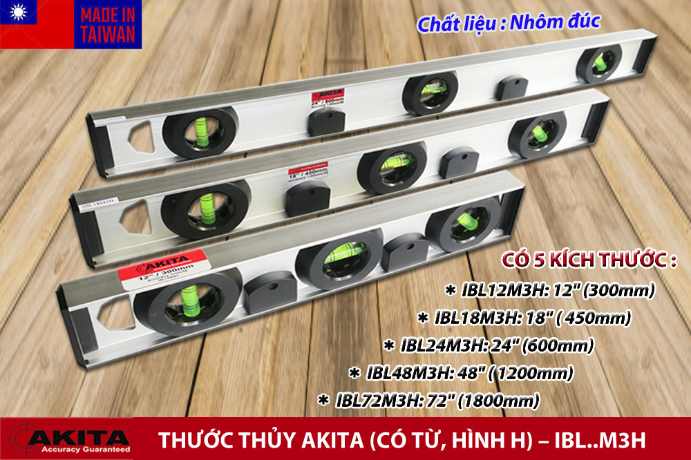 THƯỚC THỦY AKITA (CÓ TỪ, HÌNH H) – IBL..M3H