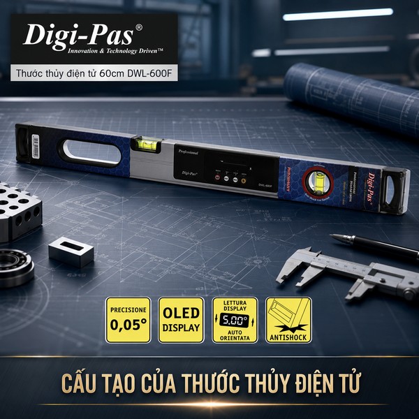 Cấu Tạo Của Thước Thủy Điện Tử