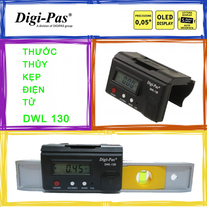 thước đo góc điện tử digipas DWL-130