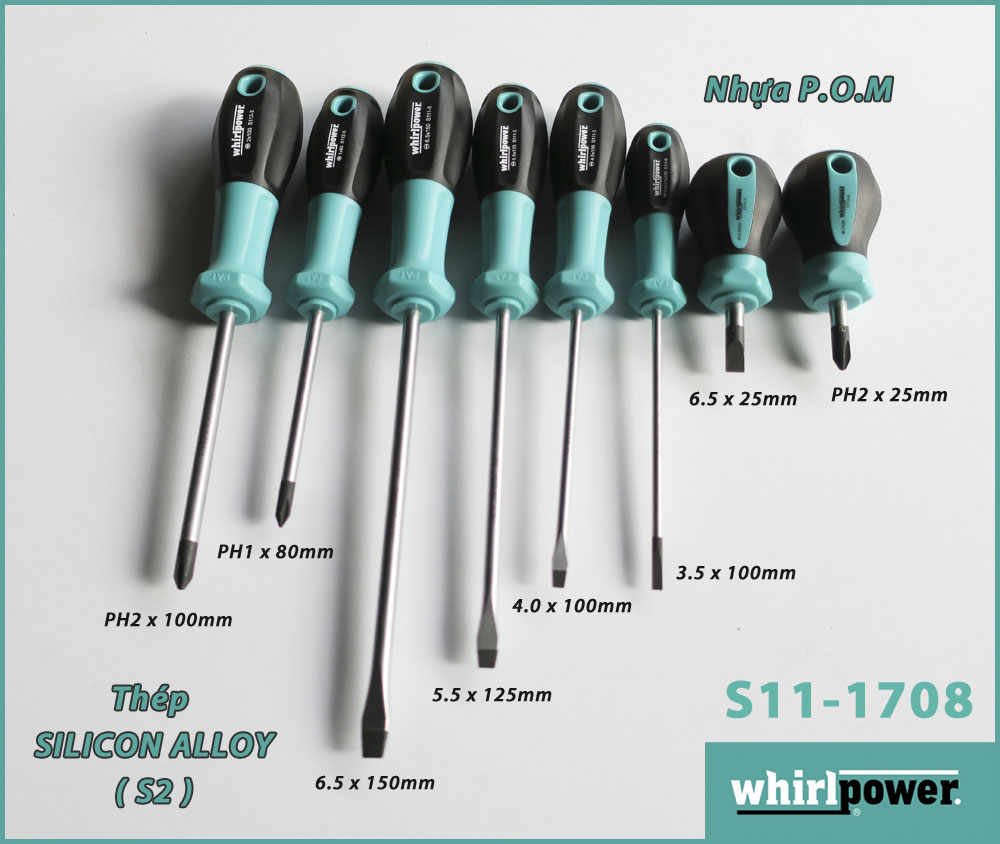 Bộ tô vít 8 cây Whirlpower S11-1708