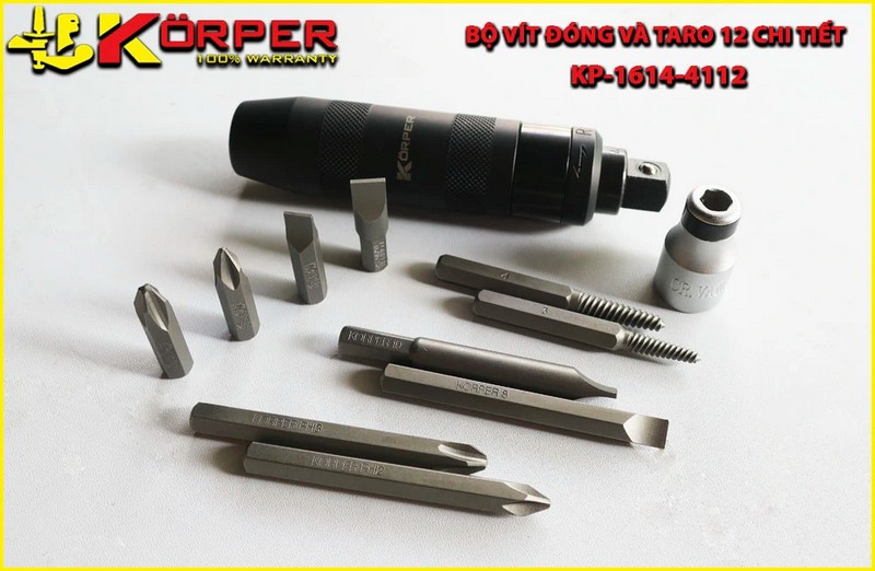 Hướng dẫn sử dụng Bộ vít đóng và taro Korper