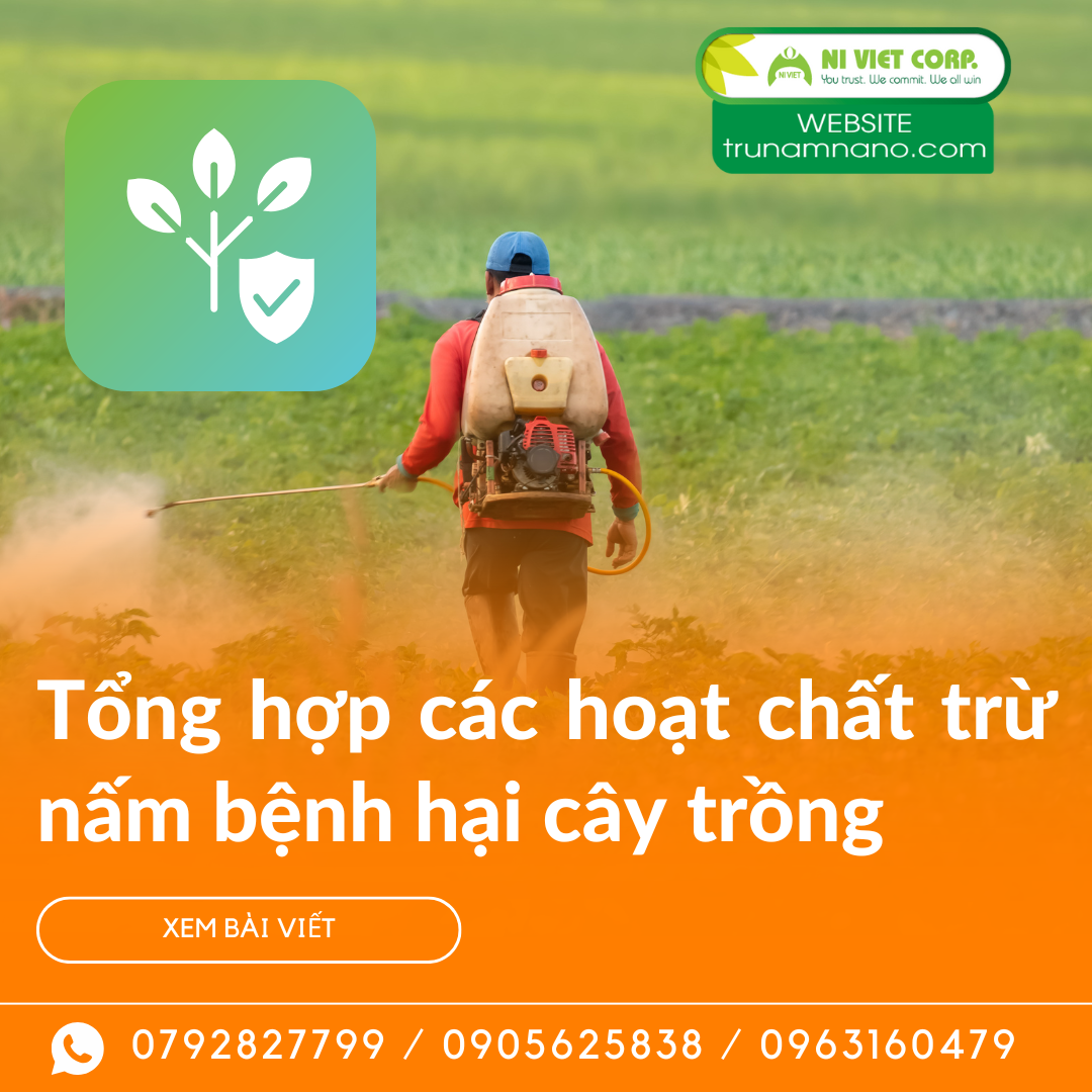 Tổng hợp các hoạt chất trừ nấm bệnh hại cây trồng phổ biến